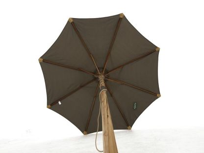 Diamond Teak Parasol 3.5m Diameter