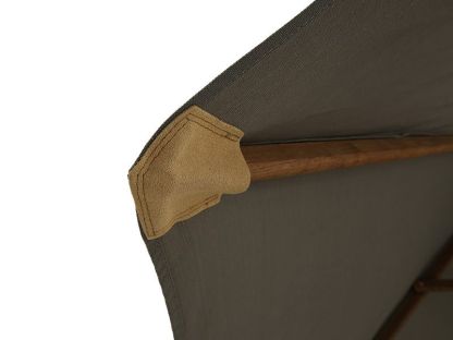 Diamond Teak Parasol 3.5m Diameter