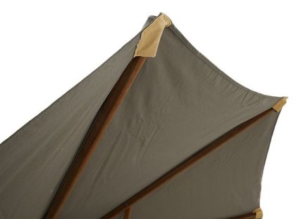 Diamond Teak Parasol 3.5m Diameter
