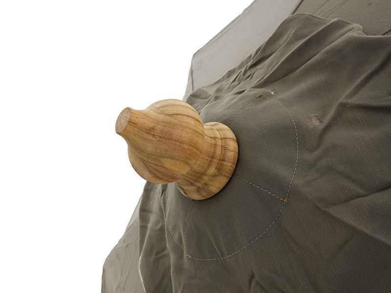 Diamond Teak Parasol 3.5m Diameter