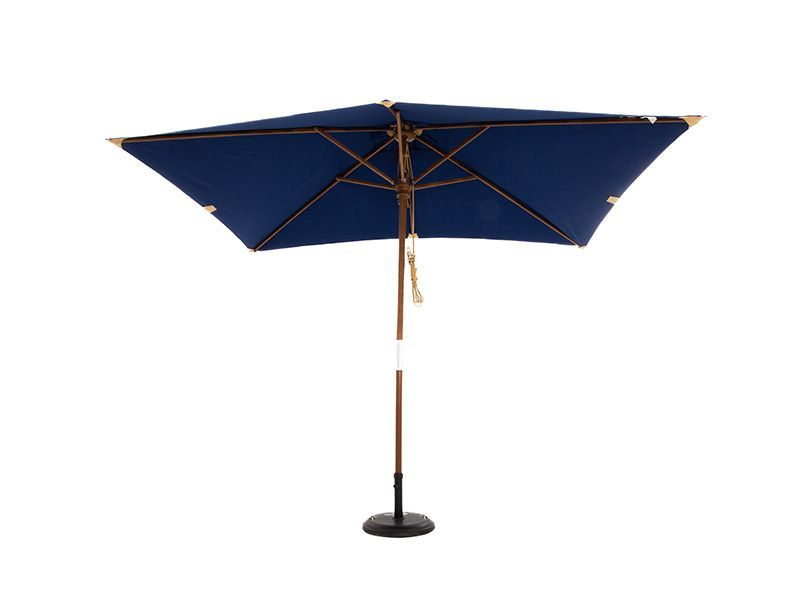 Diamond Teak Parasol | 3M X 2M Rectangular