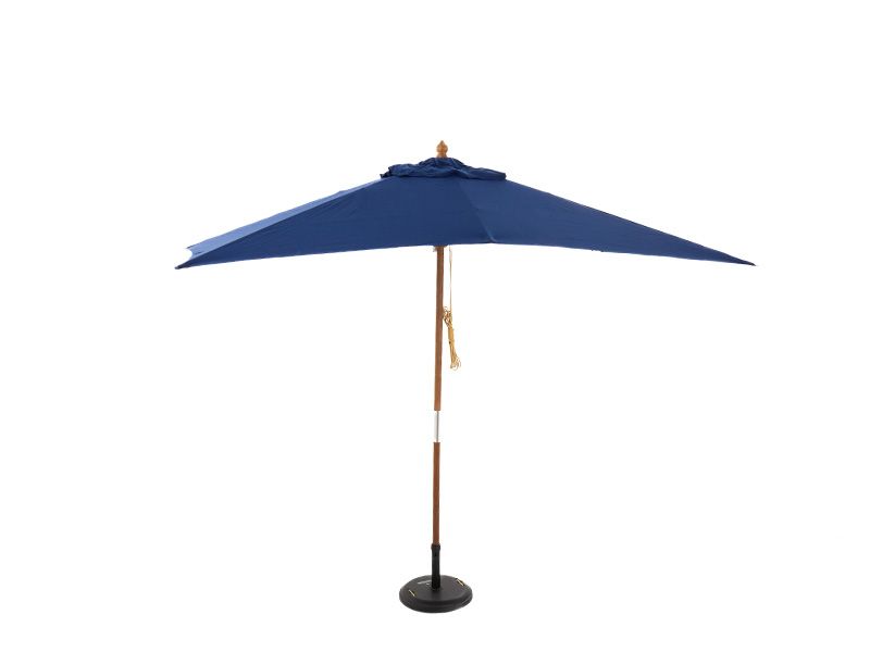 Diamond Teak Parasol | 3M X 2M Rectangular