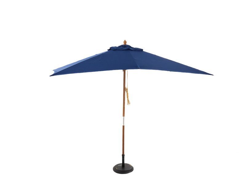 Diamond Teak Parasol | 3M X 2M Rectangular