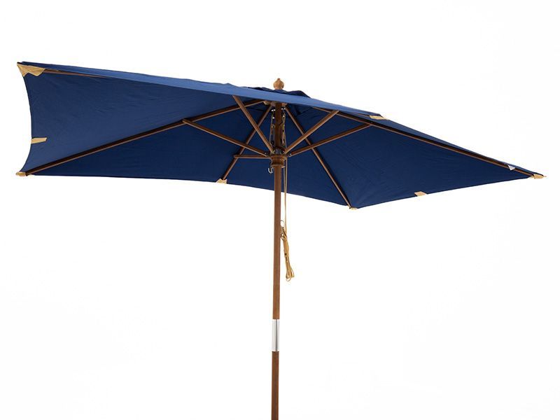 Diamond Teak Parasol | 3M X 2M Rectangular