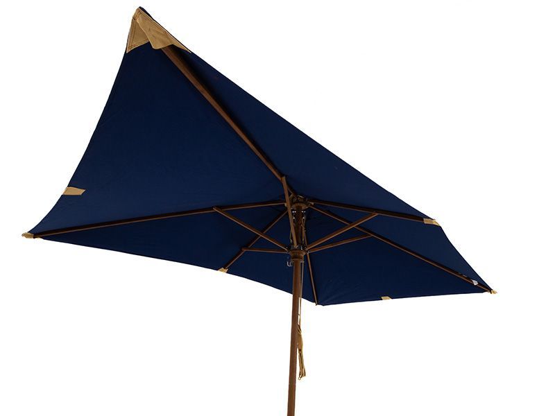 Diamond Teak Parasol | 3M X 2M Rectangular