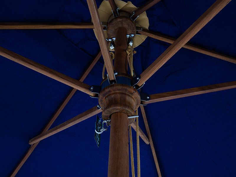 Diamond Teak Parasol | 3M X 2M Rectangular
