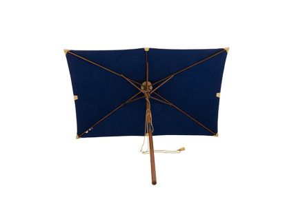 Diamond Teak Parasol | 3M X 2M Rectangular
