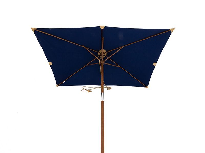 Diamond Teak Parasol | 3M X 2M Rectangular