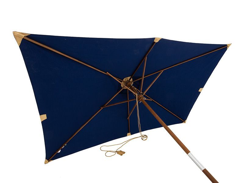 Diamond Teak Parasol | 3M X 2M Rectangular