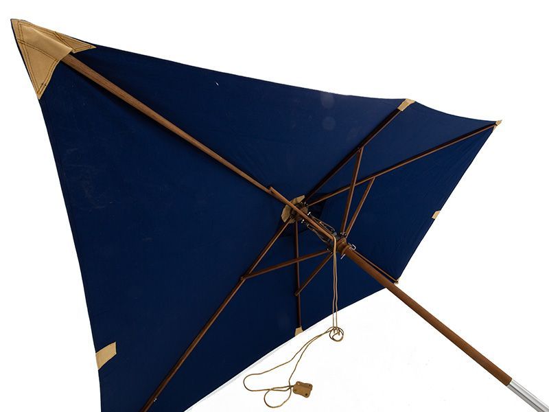Diamond Teak Parasol | 3M X 2M Rectangular