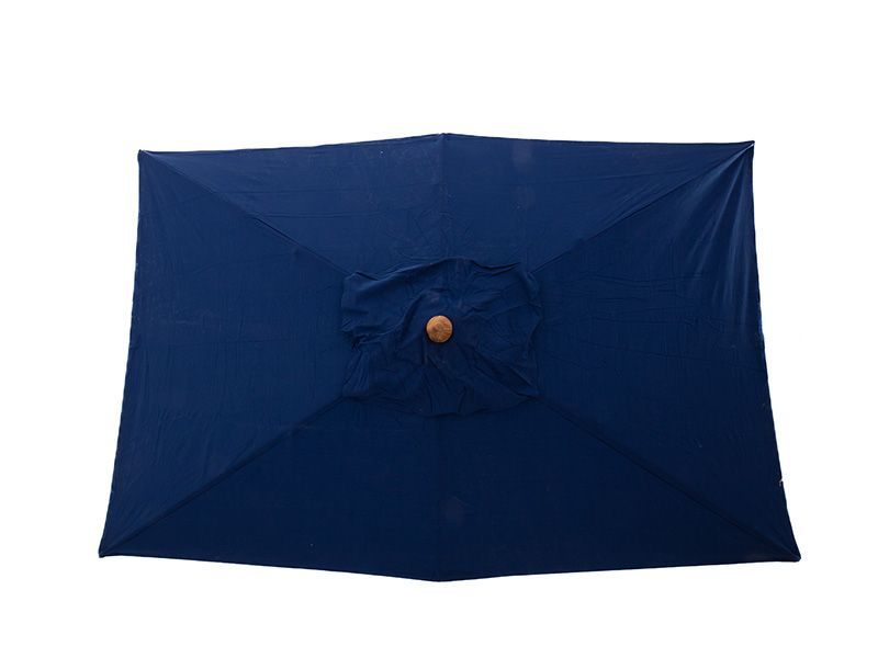 Diamond Teak Parasol | 3M X 2M Rectangular