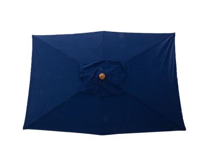 Diamond Teak Parasol | 3M X 2M Rectangular