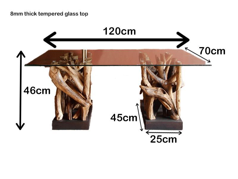 Reclaimed Teak Root ACE Table -Garden Furniture Centre-Root,MidInstock,instock,MidRange,Indoor Dining,Coffee Table,Outdoor Furniture,Conservatory,Reclaimed Furniture,Indoor Accessories,Indoor Dining Conservatory-{collection_title}