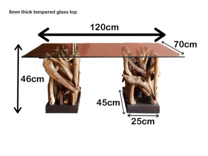 Reclaimed Teak Root ACE Table 