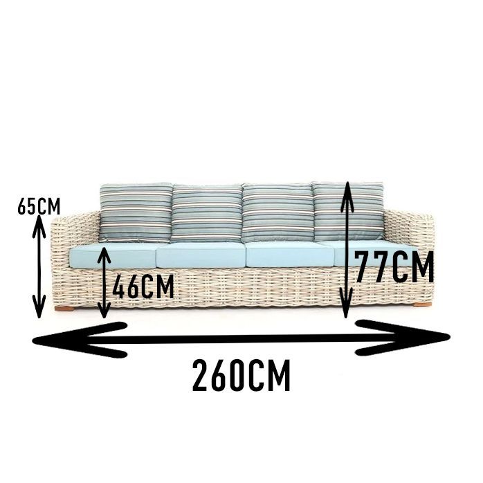 Fiji Chill 4 Seater Suite | Fiji Chill Range-Garden Furniture Centre-HighRange,Outdoor Lounging,Outdoor Furniture,Rattan Furniture,Fiji Range,Lounge Suites & Sets-{collection_title}