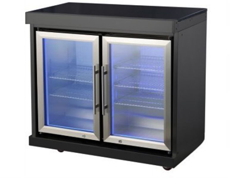 Premium Outdoor Kitchen Double Fridge Unit | Oasis Range-Garden Furniture Centre-HighRange,Showroom exdis,Oasis,Modular Furniture,Outdoor Furniture,Outdoor Kitchens,Outdoor Kitchen,BBQ Range-{collection_title}