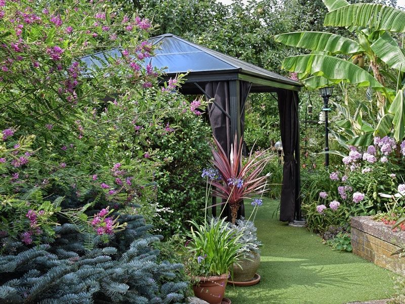 Four Seasons Junior Gazebo 3 x 3m | November Offers-Garden Furniture Centre-Free Install,MidInstock,instock,MidRange,Free Standing,Gazebos,Metal Gazebos,All Seasons Gazebos,All Seasons Gazebo Range,All Seasons Range,Sale,Monthly Offers-{collection_title}