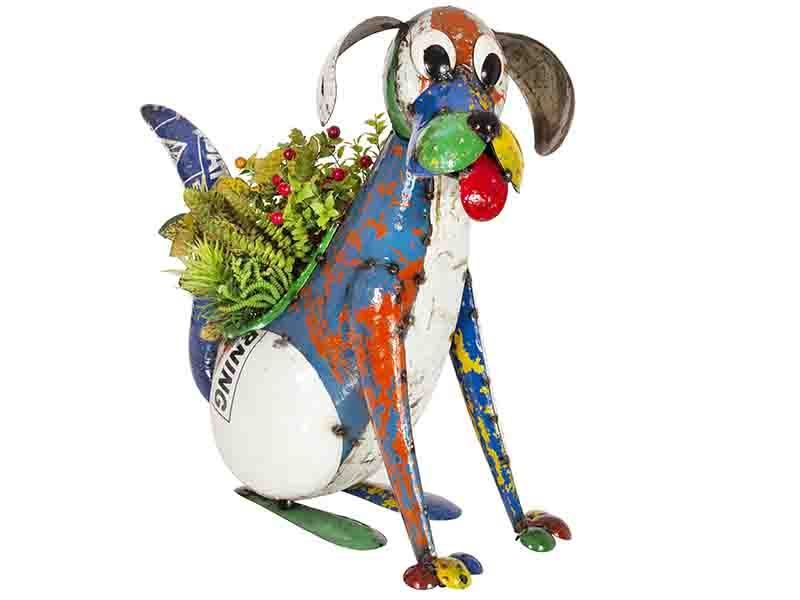 Dynamo the Dog Planter-Garden Furniture Centre-48Hour Dispatch,LowRange,Ornaments Accessories,Ornaments,Accessories,Ranges,Animal Garden Ornaments,Think Outside Range,Metal Garden Ornaments,Garden Planters,Think Outside Range Ranges-{collection_title}