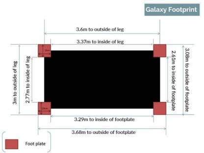 Galaxy Gazebo | 3 X 3.6M | BLACK FRIDAY MONTH
