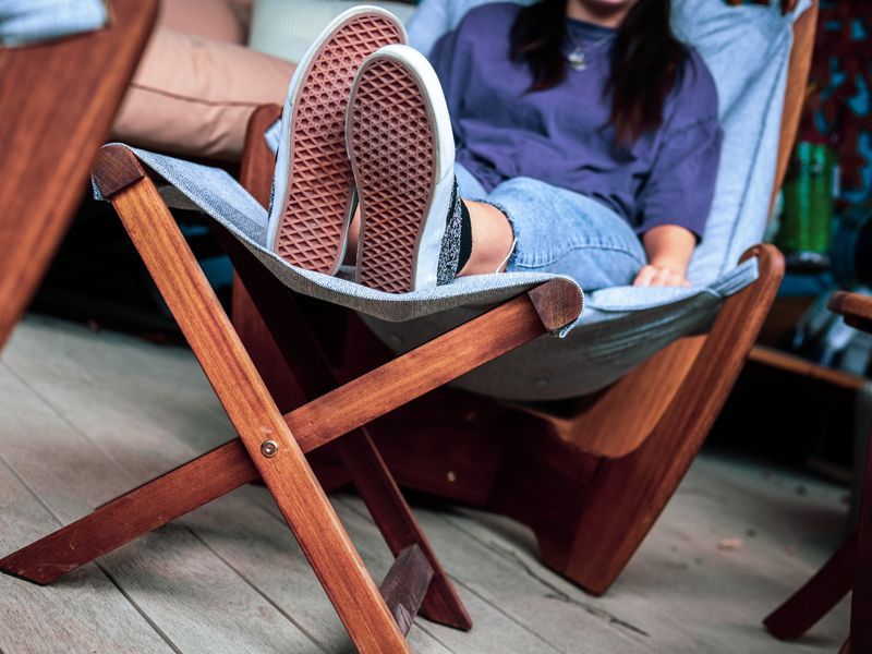 Koala Iroko Footstool