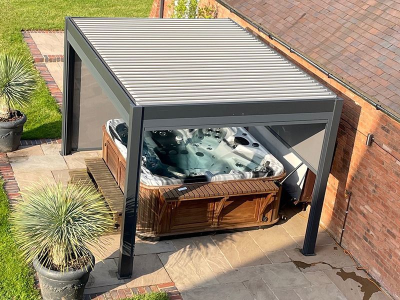 Eclipse 3 X 2.5m LED Motorised Pergola