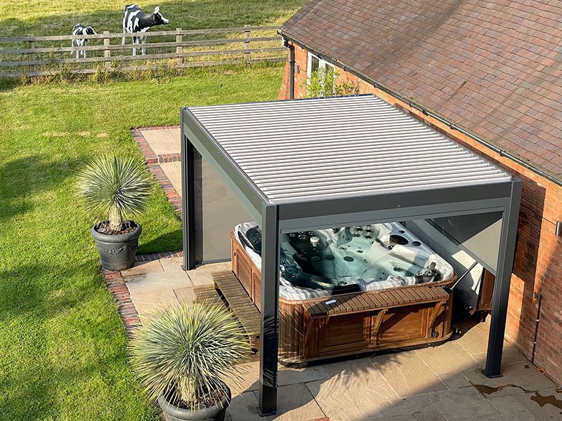 Eclipse 3 X 2.5m LED Motorised Pergola
