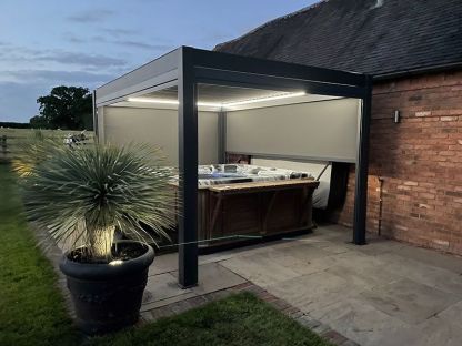 Eclipse 3 X 2.5m LED Motorised Pergola