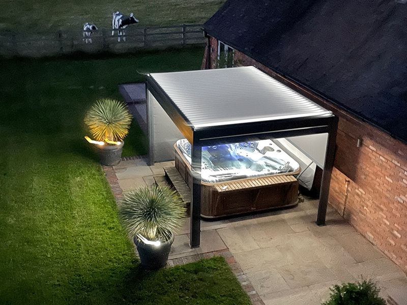 Eclipse 3 X 2.5m LED Motorised Pergola