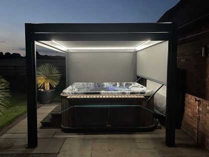 Eclipse 3 X 2.5m LED Motorised Pergola