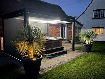 Eclipse 3 X 2.5m LED Motorised Pergola