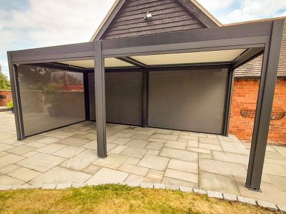 Eclipse 6 X 3m LED Motorised Pergola | Free Standing