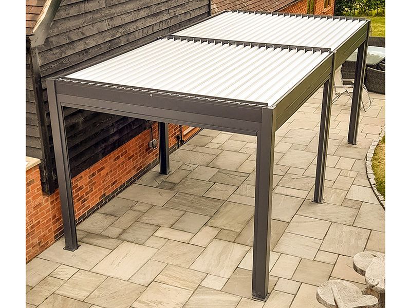 Eclipse 6 X 3m LED Motorised Pergola | Free Standing
