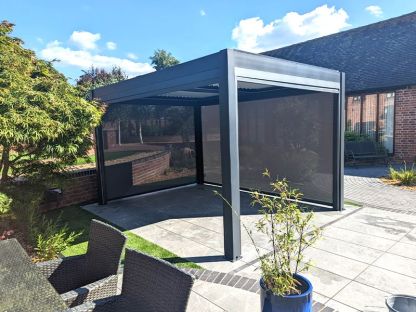 Eclipse 3 X 4m LED Motorised Pergola | Free Standing