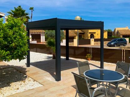 Eclipse 3 X 2.5m LED Motorised Pergola