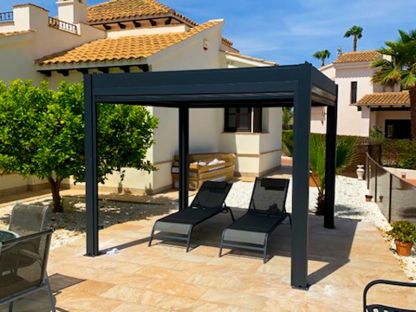 Eclipse 3 X 2.5m LED Motorised Pergola