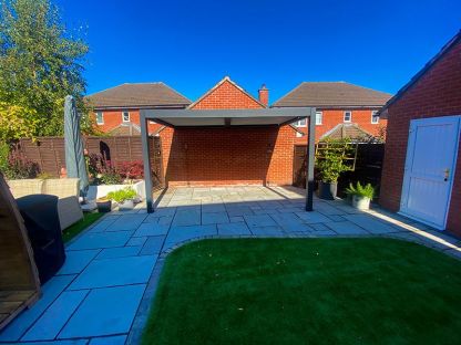 Eclipse 3.6 X 3m LED Motorised Pergola | Wall Mounted