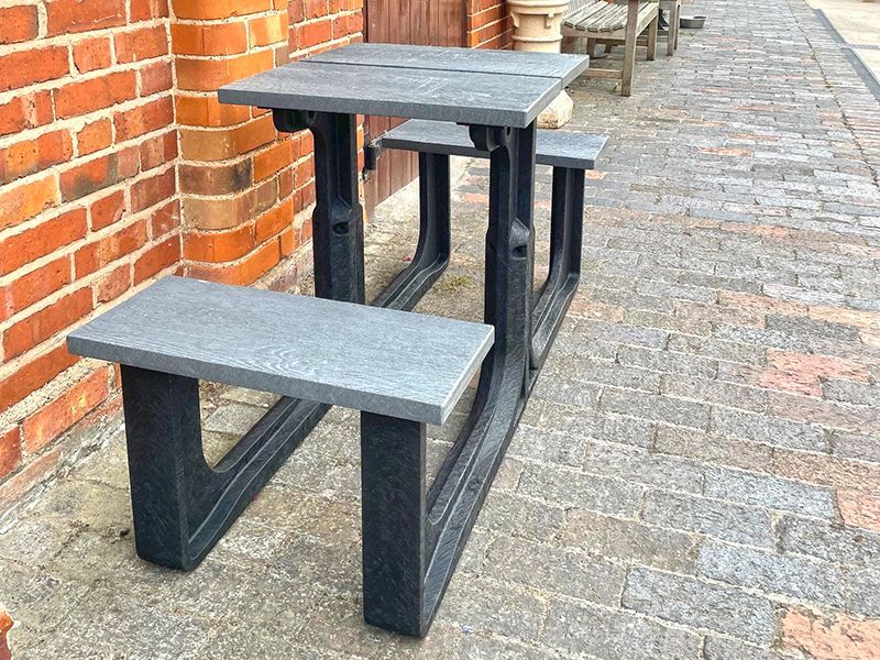 Eco Bistro Picnic Table 60cm-Garden Furniture Centre-MidInstock,instock,MidRange,Dining Table,Outdoor Furniture,Benches,Picnic Tables,Eco Bench Range,Outdoor Dining,Recycled Eco-Benches,Tables-{collection_title}