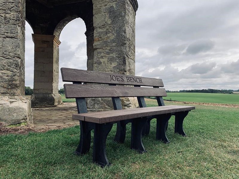 Eco Park Bench 1.3m-Garden Furniture Centre-MidInstock,instock,MidRange,Active,park benches,Benches,Outdoor Furniture,Eco Bench Range,Recycled Eco-Benches,Memorial Benches-{collection_title}