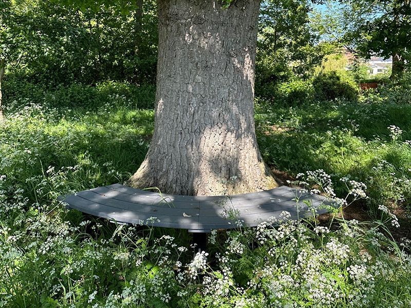 Eco Curved Backless Bench-Garden Furniture Centre-MidInstock,instock,MidRange,Backless,Benches,Outdoor Furniture,Eco Bench Range,Recycled Eco-Benches,Tree Benches,Curved Benches,Sale-{collection_title}