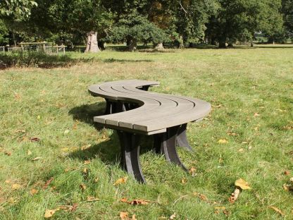 Eco Curved Backless Bench