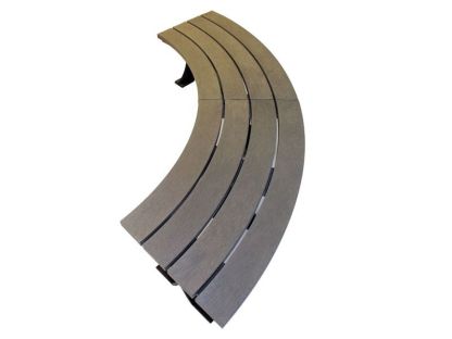 Eco Curved Backless Bench