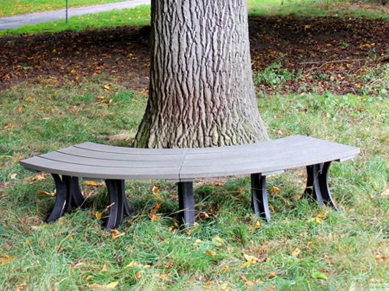 Eco Curved Backless Bench-Garden Furniture Centre-MidInstock,instock,MidRange,Backless,Benches,Outdoor Furniture,Eco Bench Range,Recycled Eco-Benches,Tree Benches,Curved Benches,Sale-{collection_title}