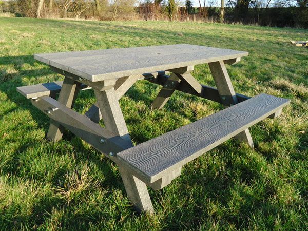 A Framed Picnic Table 1.8m-Garden Furniture Centre-MidRange,Benches,Outdoor Furniture,Picnic Tables,Tables-{collection_title}