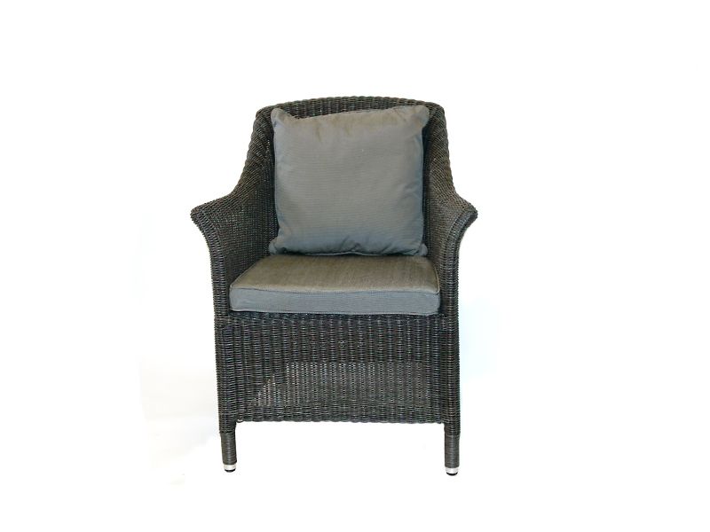 Charcoal Loom Weave Sample