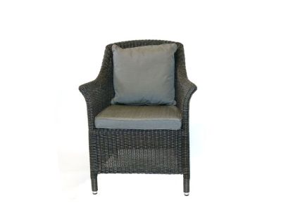 Charcoal Loom Weave Sample