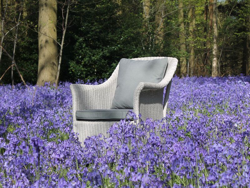 Eco Loom Chair | White-Garden Furniture Centre-MidInstock,instock,MidRange,Outdoor Dining,Dining Chair,Rattan,Outdoor Furniture,Rattan Furniture-{collection_title}