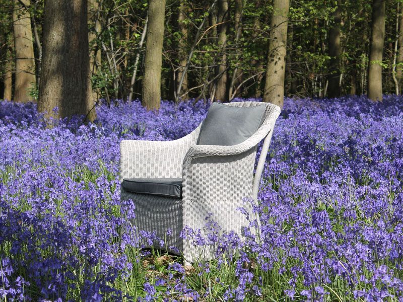 Eco Loom Chair | White-Garden Furniture Centre-MidInstock,instock,MidRange,Outdoor Dining,Dining Chair,Rattan,Outdoor Furniture,Rattan Furniture-{collection_title}