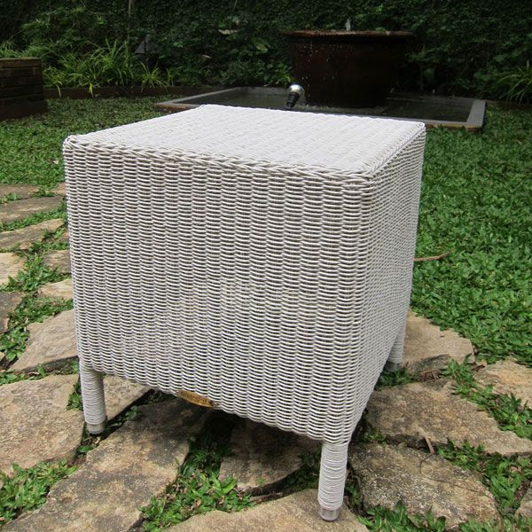 Eco Loom Side Table - White