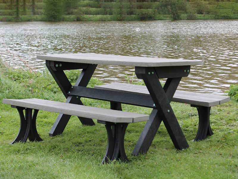 Eco 1.5m Picnic Set-Garden Furniture Centre-MidRange,Picnic Tables,Eco Bench Range,Recycled Eco-Benches-{collection_title}