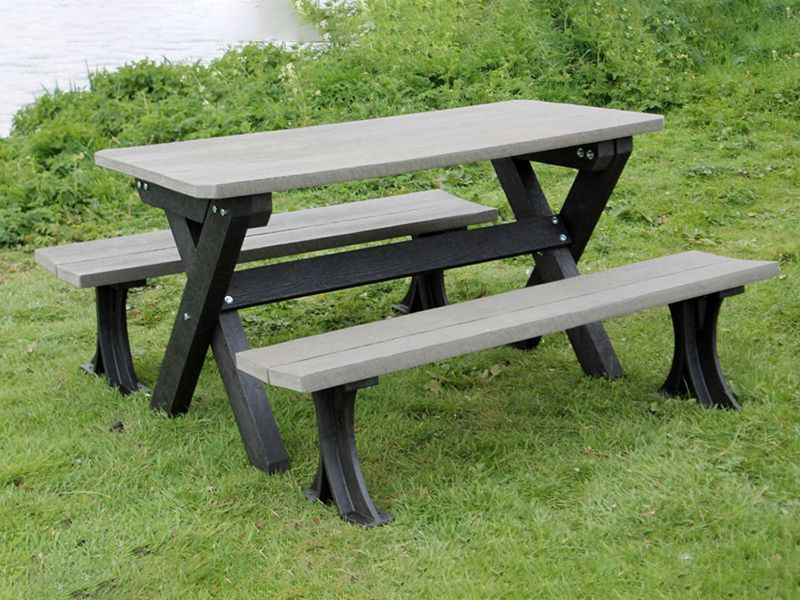 Eco 1.5m Picnic Set-Garden Furniture Centre-MidRange,Picnic Tables,Eco Bench Range,Recycled Eco-Benches-{collection_title}